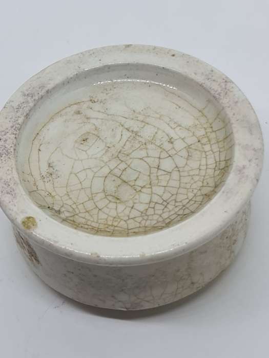 English Ironstone pot with lid