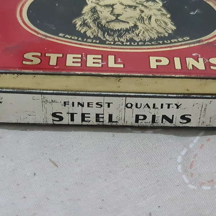 Finest Quality Steel Pins, English Manufactured tin
