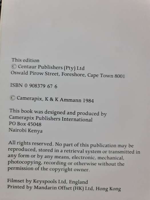 Book: Cheetah, Kathrine & Carl Ammann
