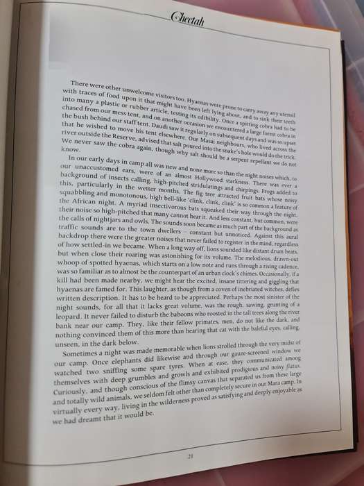 Book: Cheetah, Kathrine & Carl Ammann