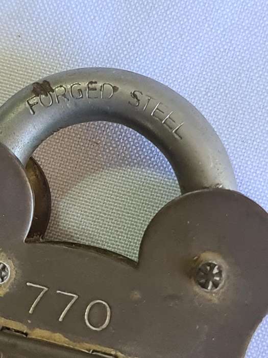 Squire Brass lock -No Key