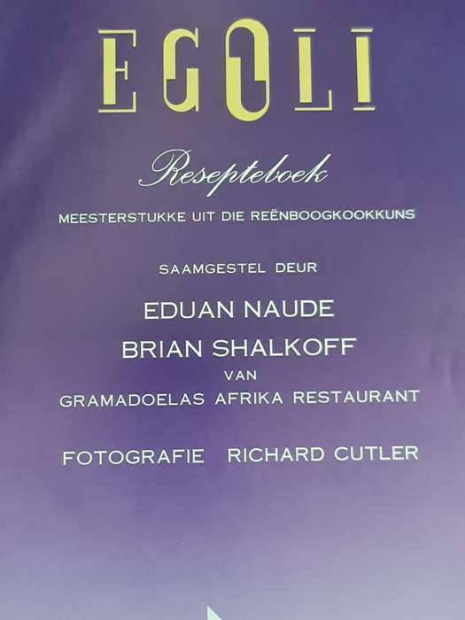 Book: Egoli Recipe Book