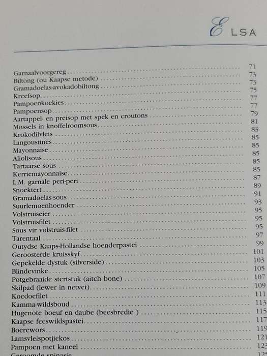 Book: Egoli Recipe Book