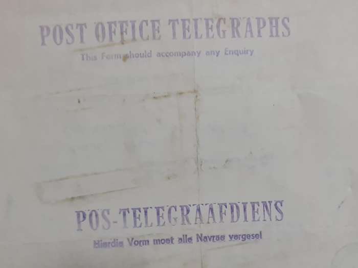x5 Circa 1970 Telegrams