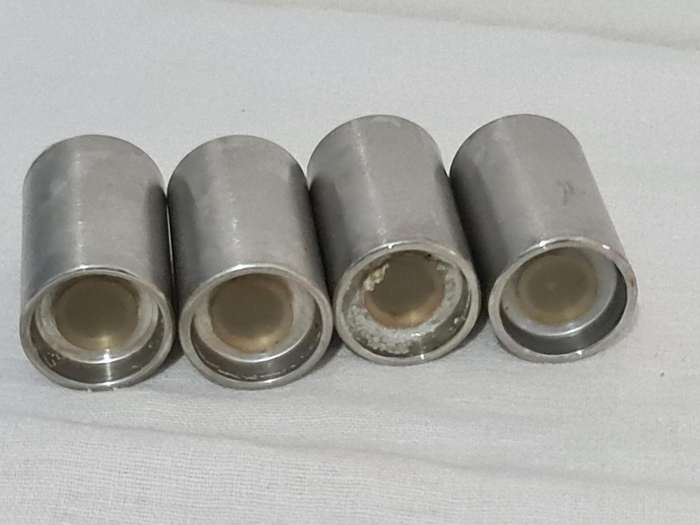 Two sets Salt and pepper shakers.