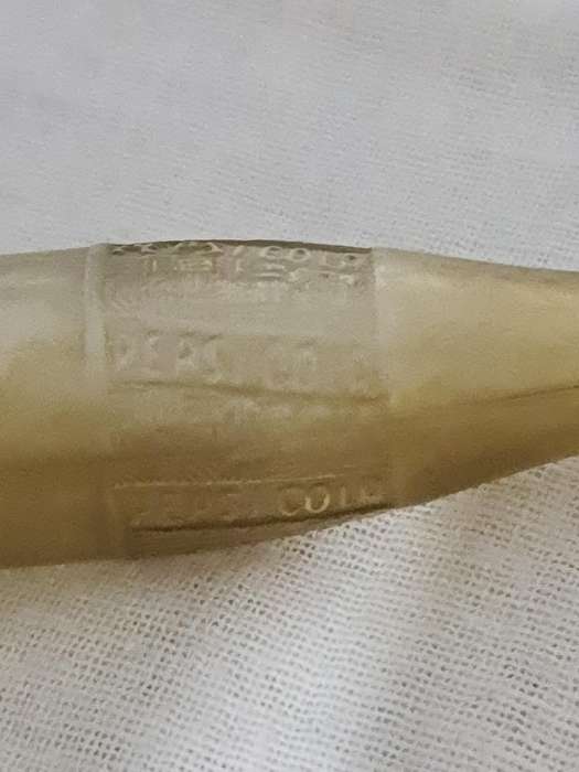 X4 Differant size and age Pepsi Cola bottles.