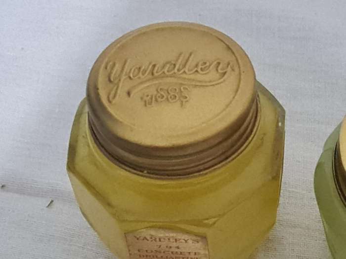 Yardley Lavender Brilliantine Jars with original box