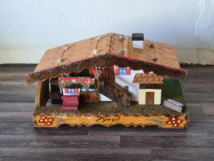 Swiss chalet with Reuge music box