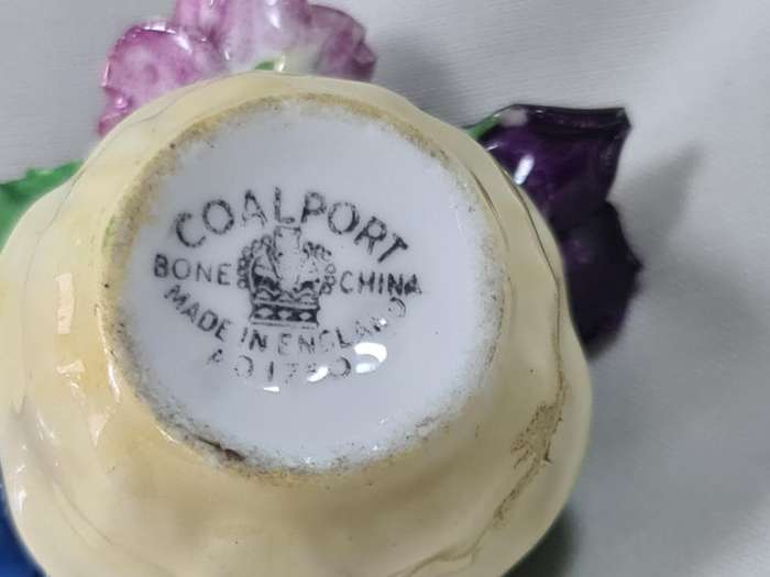 Three Coalport flower bouquet