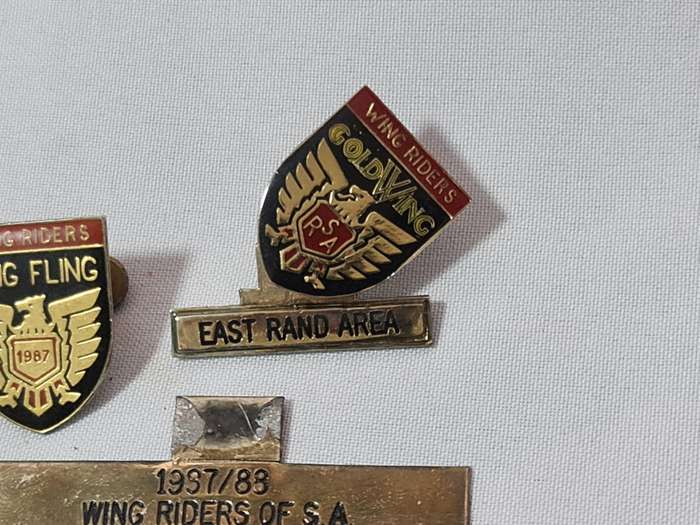 Mixed biker badges