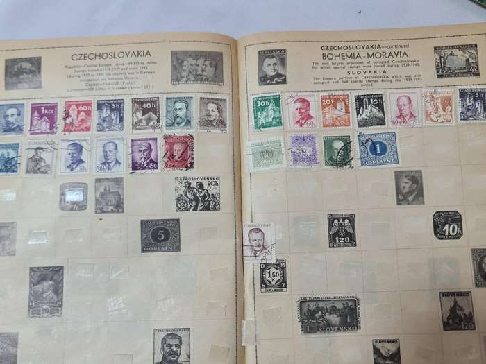 Two vintage Stamp books