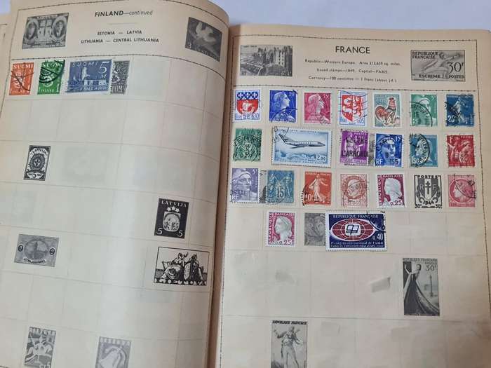 Two vintage Stamp books