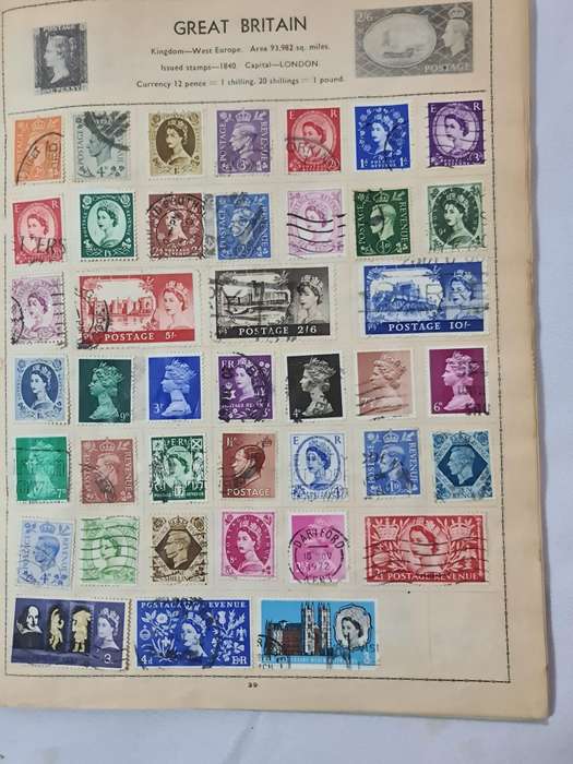 Two vintage Stamp books