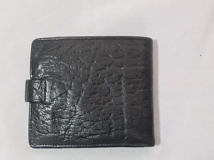 Genuine Wild Buffalo leather purse, hand made.