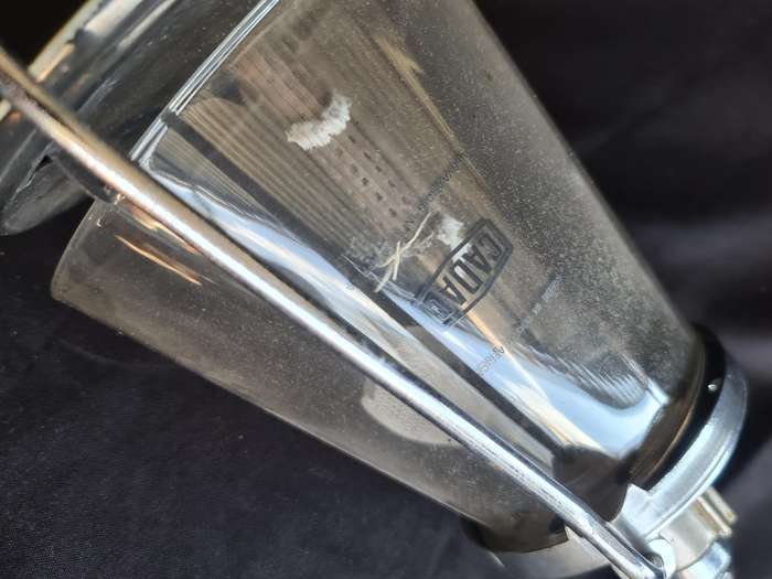 Cadac Glass, Enamel & stainless steel lamp