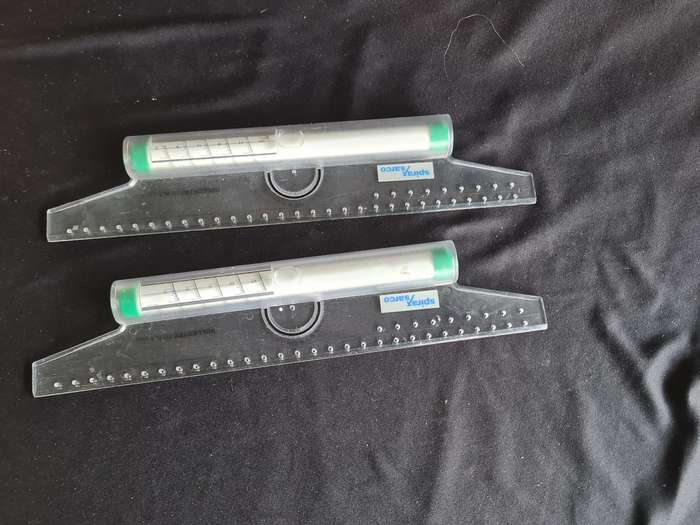 X2 Rollertec (UK) Made in England. Roller ruler.