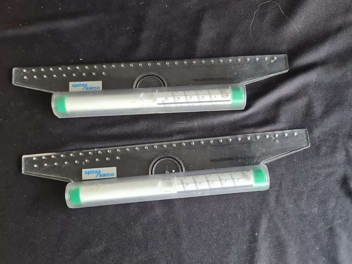 X2 Rollertec (UK) Made in England. Roller ruler.