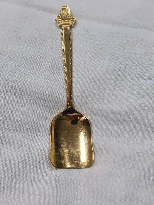 Voortrekker Monument epns gold plated jam spoon.
