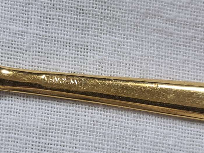 Voortrekker Monument epns gold plated jam spoon.