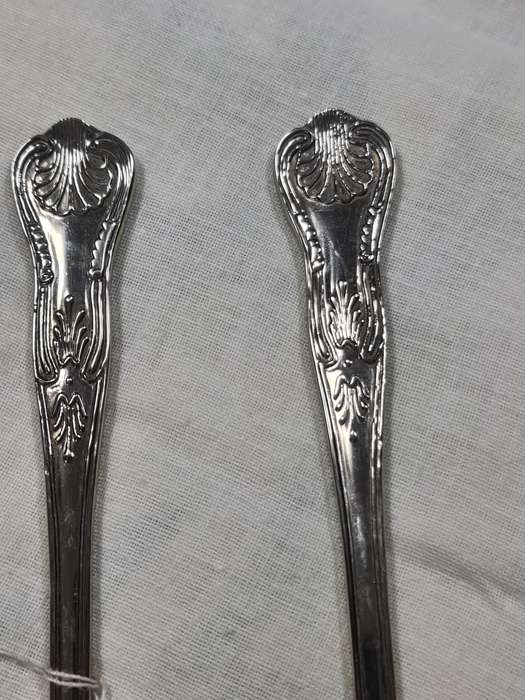 Silver plated Kings Pattern Berry Spoons.