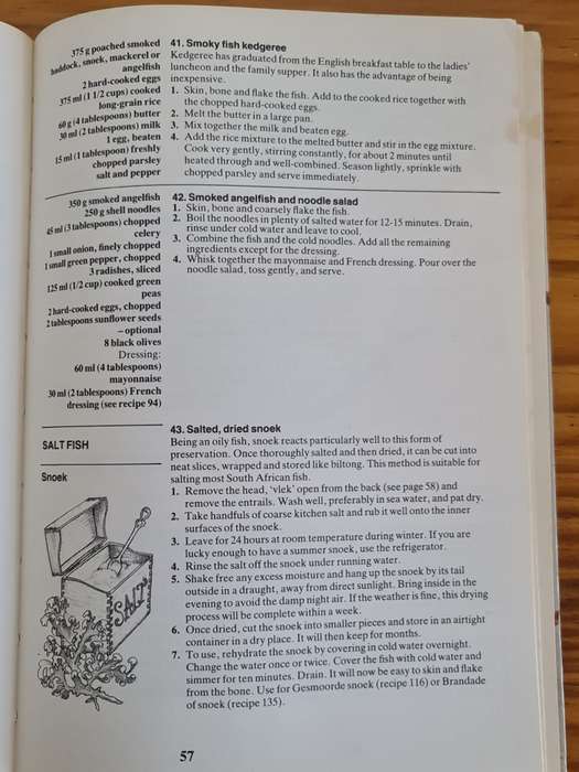 Book: The Complete South African Fish & Seafood Cookbook.
