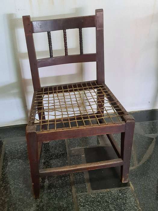 19th Century cape riempie feeding chair