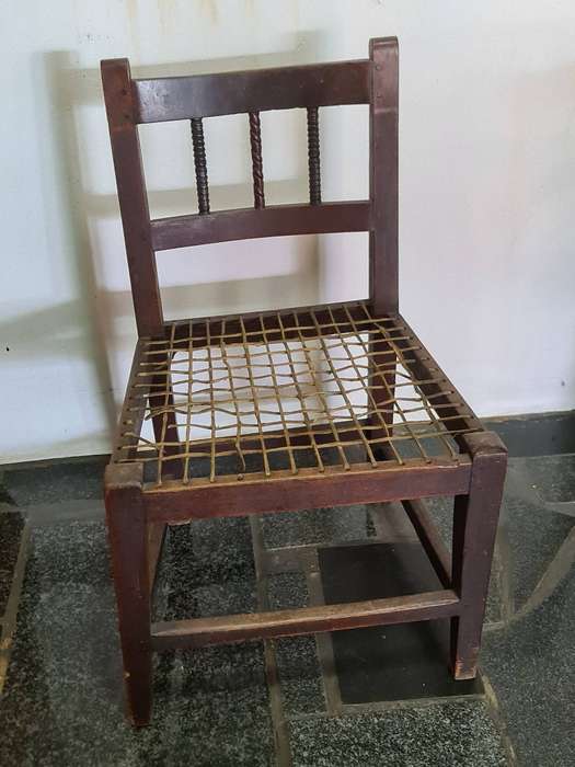 19th Century cape riempie feeding chair