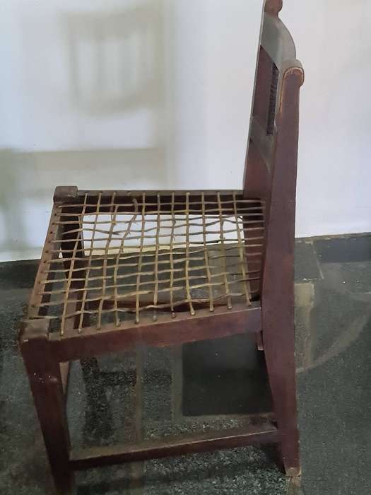 19th Century cape riempie feeding chair