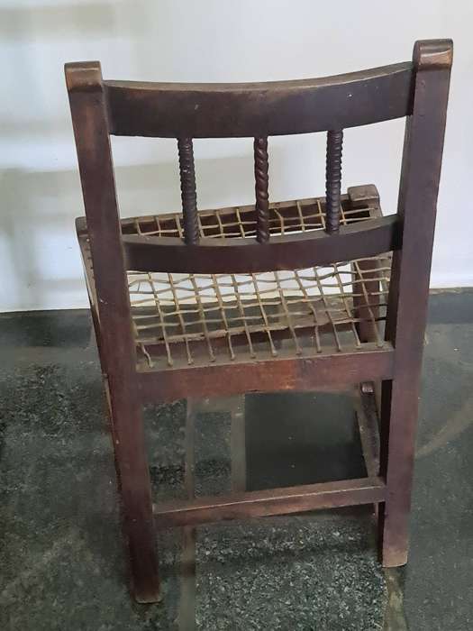 19th Century cape riempie feeding chair