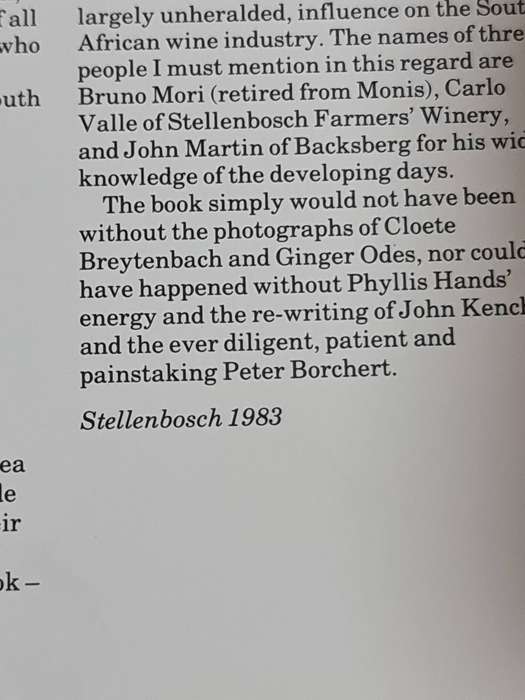 Book: The Complete book of South African Wine