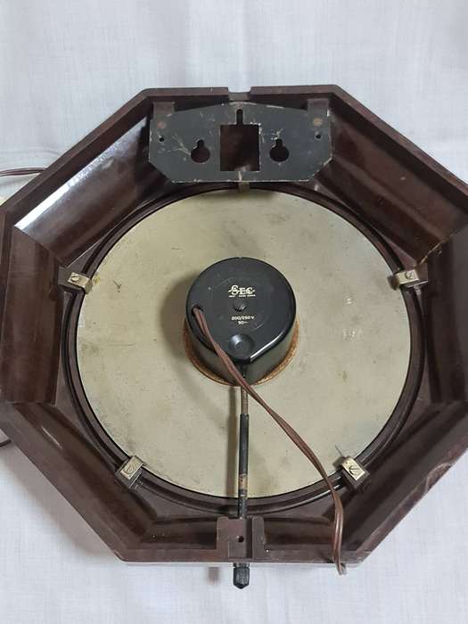 Bakelite Smiths Sectric Electric Wall Clock Octagonal 30s 40s ART DECO