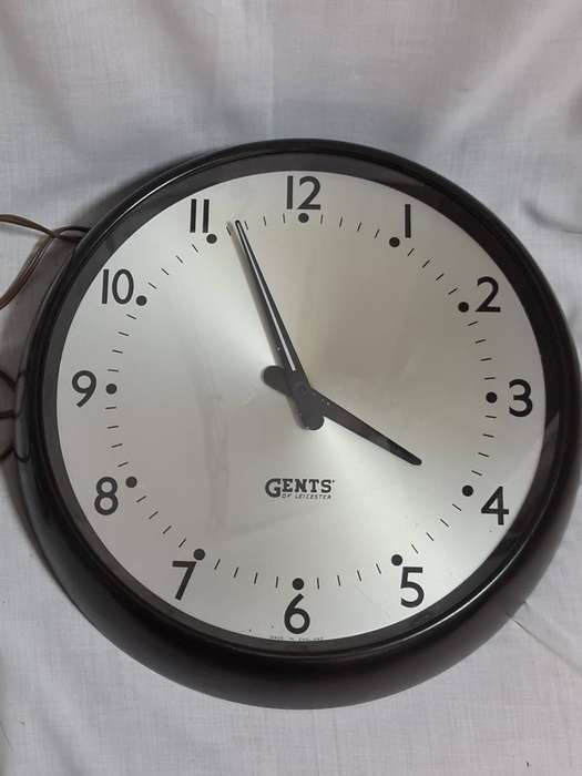 Vintage Wall Clock By Gent Of Leicester, 1960s