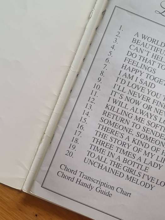 Book: Another 20 Greatest Love Songs