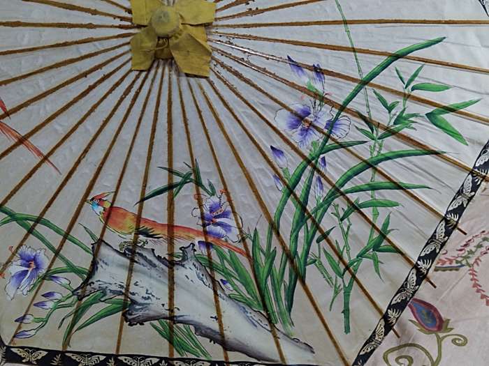 Oriental vintage umbrella