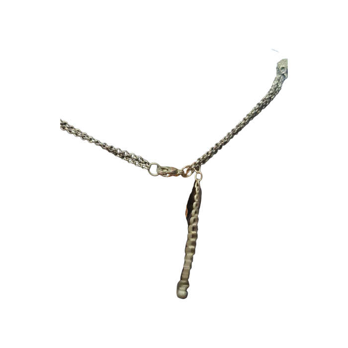 Vintage Gold tone filigree necklace