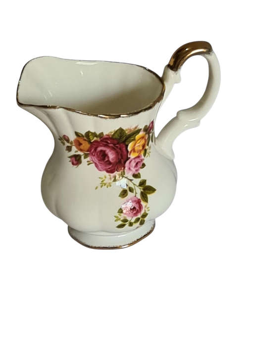 Fine Bone China "Cottage Rose" Made in Taiwan  Creamer