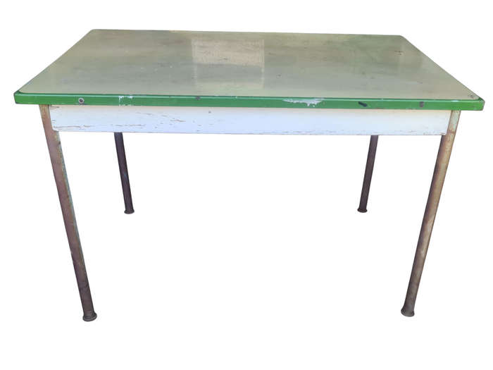 Kango Ware table with enamel top