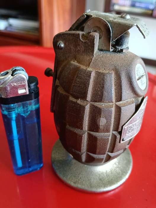 MILLS BOMB, HAND GRENADE LIGHTER.