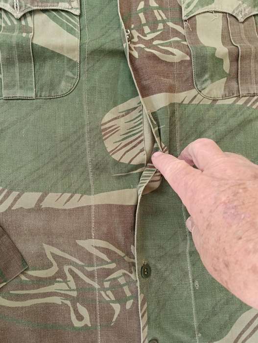 RHODESIA ARMY LONG SLEEVE SHIRT.