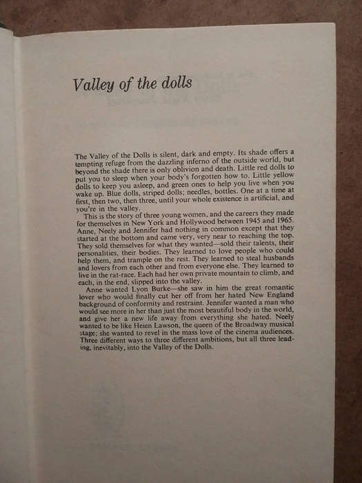 Jacqueline Susann - Valley of the Dolls