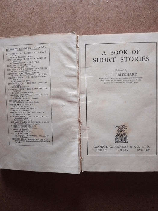 A book of short stories - F.H. Pritchard