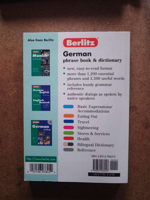 Berlitz- German- CD pack with phrase book