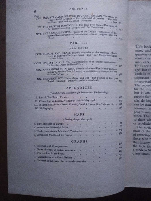 A Short History of the World 1918-1928 by C. Delisle Burns