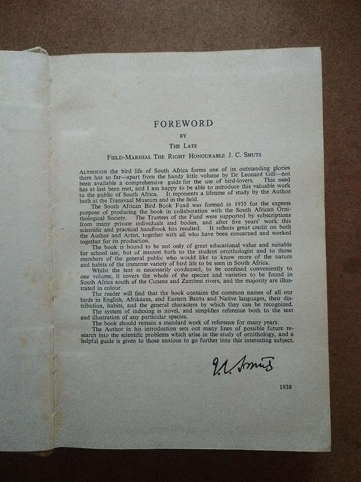 Roberts Birds of South Africa 1958 edition