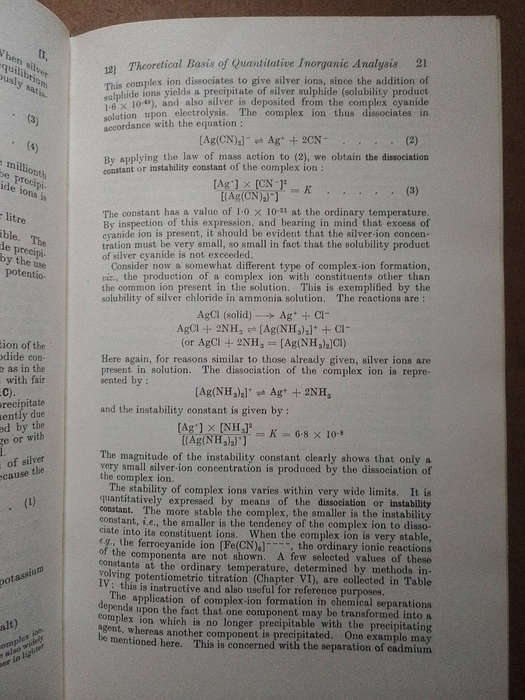 A Textbook of Quantitative Inorganic Analysis