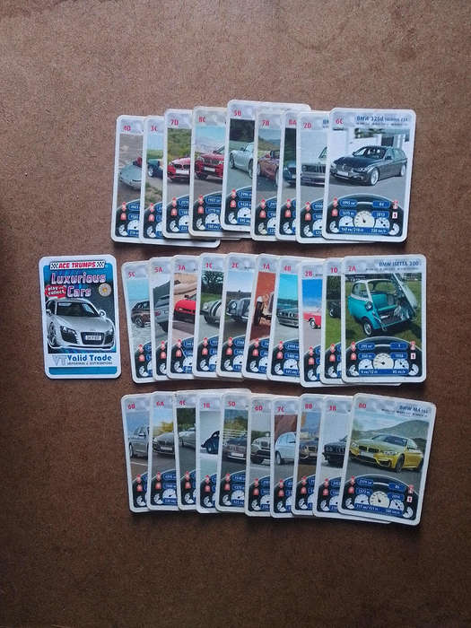 Ace Trumps - Luxurious Cars
