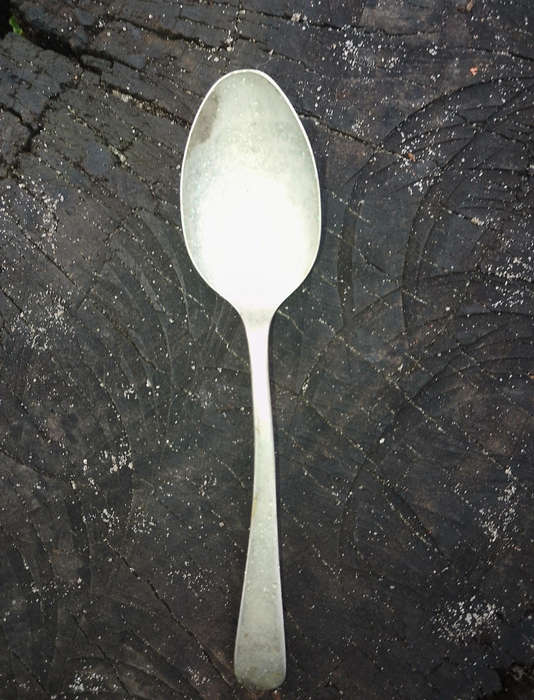 Nickel silver spoon