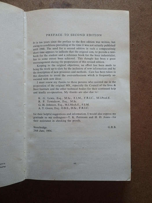 The Manufacture of Iron & Stee- volume 1 - Iron Production -G.R.Bashforth
