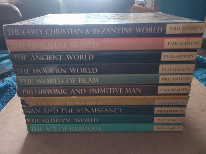 Paul Hamlyn 10 book set - Great ages of man 1960s