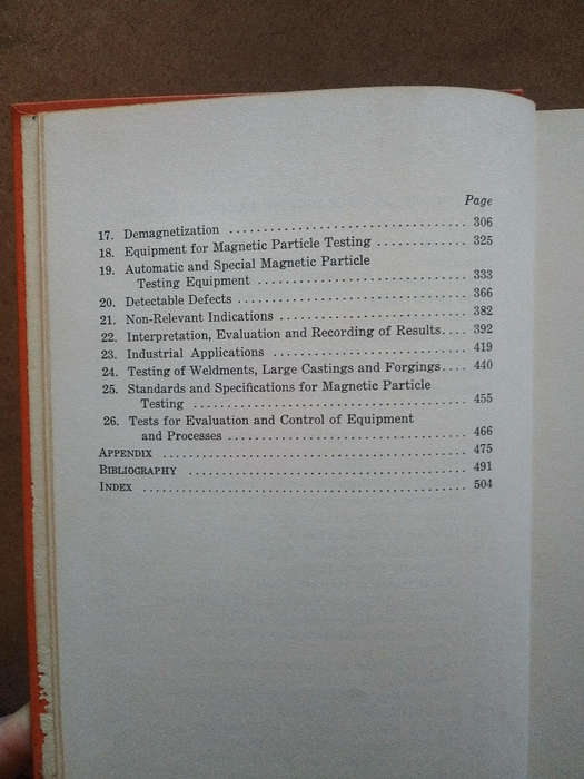 Principles of Magnetic Particle Testing - C.E.Betz - first edition 1967